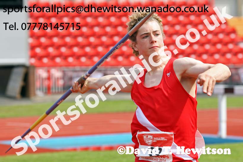 Inter boys javelin, English Schools Track and Field. Photo: David T. Hewitson/Sports for All Pics